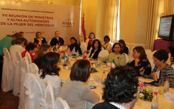 Assunção recebeu as Ministras e Altas Autoridades da Mulher (RMAAM) do Mercado Comum do Sul (MERCOSUL) em sua VII Reunião, desta vez sob a Presidência Pro Tempore do Paraguai.